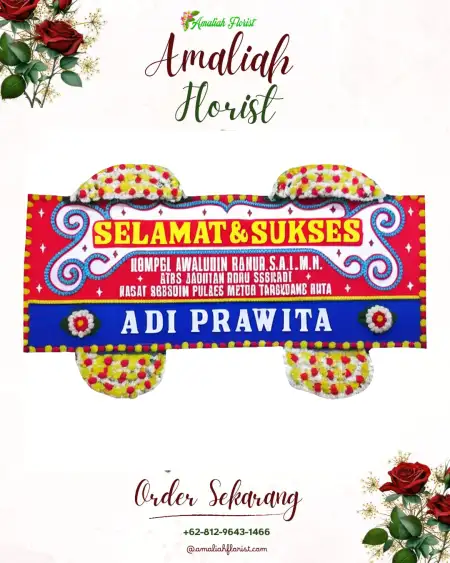 Papan Bunga Ucapan Selamat Cawitali