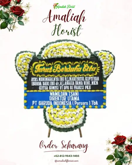 Papan Bunga Duka Cawitali